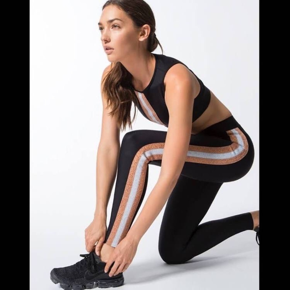Ultracor Ultra Matte Collegiate Stripe Legging XS